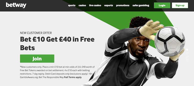 Betway is among the best betting sites no on GamStop in 2026